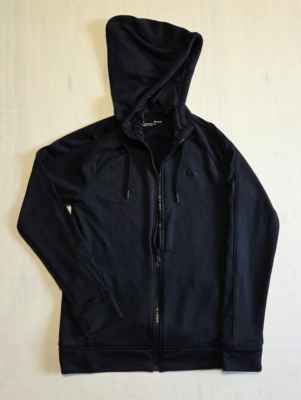 Under Armour Black Zip Up Hoodie M
